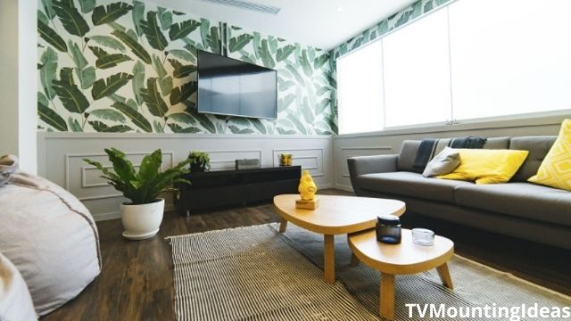 Mounted TV living room ideas