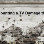 does mounting TV damage the wall