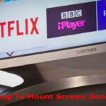 Samsung Tv mount screws don't fit solution